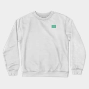 Turquoise Rectangle Crewneck Sweatshirt